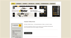 Desktop Screenshot of buecker-elektro.de